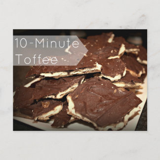 10-Minute Toffee Recipe Card