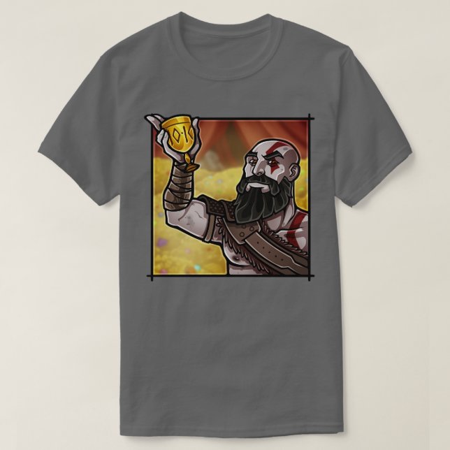 10 of 10 Cup Winner Kratos T-Shirt (Design Front)