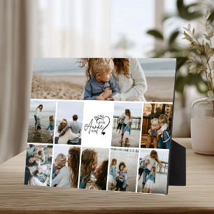 10 Personalized Best Aunt Photo Collage Plaque