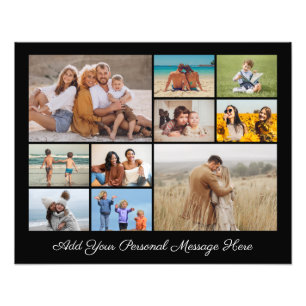 10 Photo Collage Add A Greeting Photo Enlargement