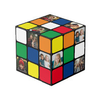 10 Photo Collage colourful square colour puzzle
