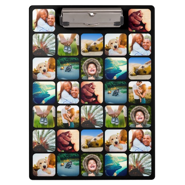 10 Photo Template Clipboard Rounded (Front)