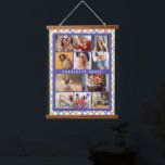 10 Photo Trendy Modern Colourful Geometric Name Hanging Tapestry<br><div class="desc">10 Photo Trendy Modern Colourful Geometric Name Wall Hanging Tapestry features ten of your favourite pictures for an easy and quick DIY add your own photo collage. Personalise with your name and surrounded with a colourful geometric pattern. Makes a perfect gift for Christmas, birthdays, Mother's Day, Father's Day. sisters, best...</div>