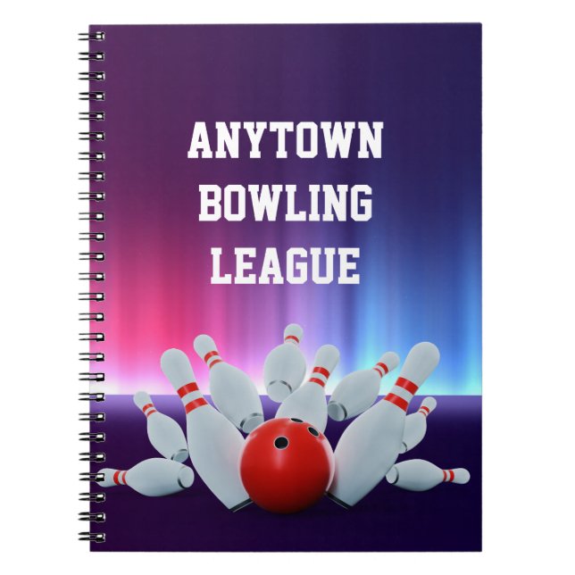 10 Pin Bowling Notebook (Front)