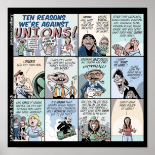 10 Reasons Were Against UNIONS Poster
