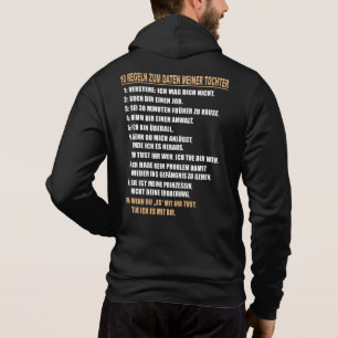 10 Regeln zum Daten meiner Tochter. Vater. Lustig Hoodie