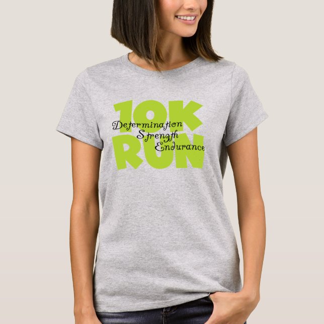 10 Run Spring Green T-Shirt (Front)
