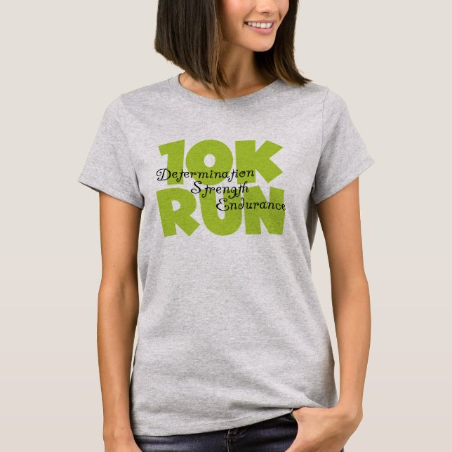 10 Run Spring Green T-Shirt (Front)
