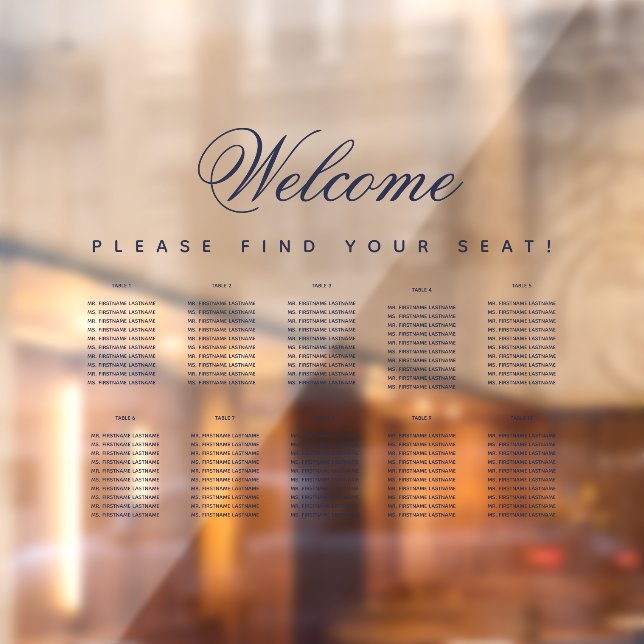 10 Table Navy Blue Transparent Seating Chart (Sheet 2)