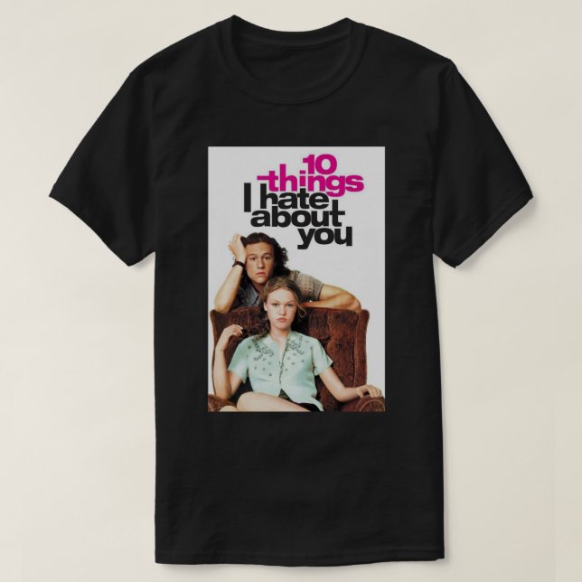 10 Things I Hate About You poster Art Print T-Shirt (Design Front)