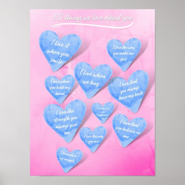10 things we love about you poster (Front)