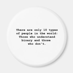 10 Types of People Magnet