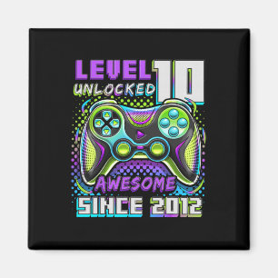 10 Unlocked Awesome 2012 Video Game 10th Birthday Magnet