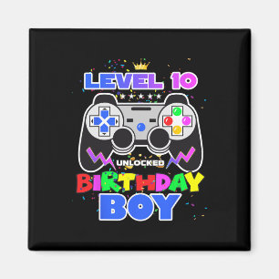 10 Unlocked Birthday Boy Video Game 10th Birthday  Magnet