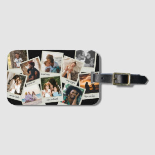 10 Vintage Snapshots Photo Luggage Tag