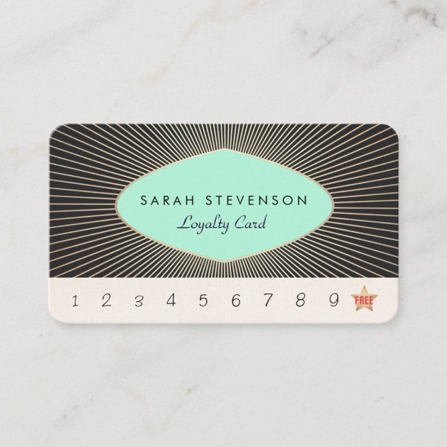 10 Visit Customer Loyalty Card (Front)