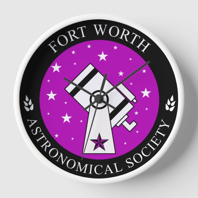 10" Wood Clock with Wood Frame (Front)