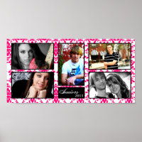 10"x20" 5 Slot Personalised Senior Collage Montage