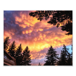 10"x8" Photo Print Trailer Sunset