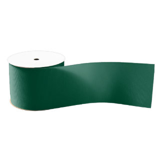 10 Yard Spool, Green 3" Wide Grosgrain Ribbon