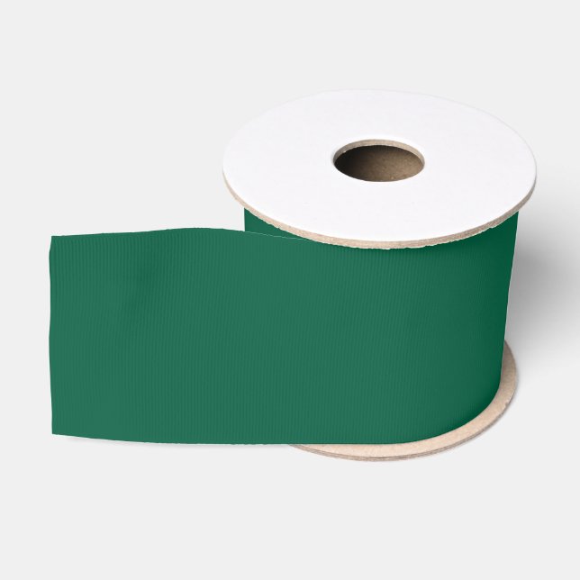 10 Yard Spool, Green 3" Wide Grosgrain Ribbon (Spool)