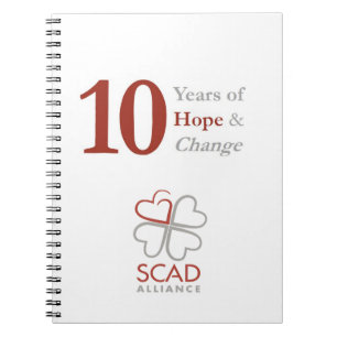 10 year Anniversary SCAD Alliance notebook