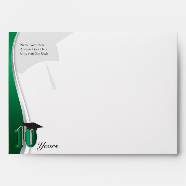 10 Year Class Reunion Envelope (Front)