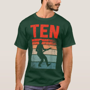 10 Year Old 10th Birthday Boy Guitar Player Guita T-Shirt