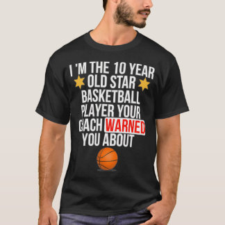 10 Year Old Basketball Star Player Classic T-Shirt