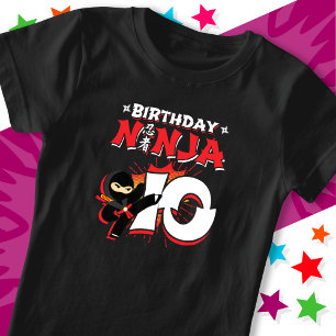 10 Year Old Comic Book Style Ninja 10th Birthday T-Shirt