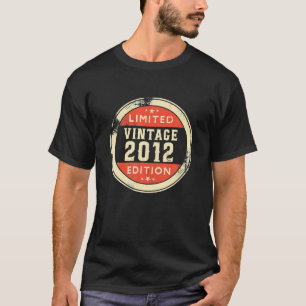 10 Year Old Gifts Vintage 2012 Limited Edition T-Shirt