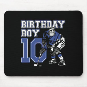 10 Year Old Ice Hockey Themed Birthday Party 10th Mouse Pad