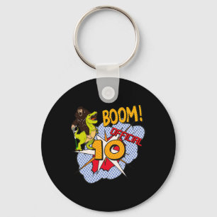 10 Year Old Laser-tag Game Gamer Gift Lasertag 10. Key Ring