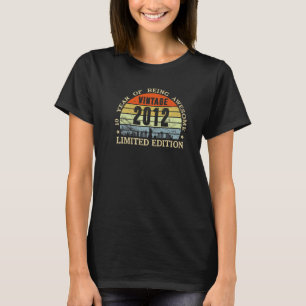 10 Year Old  Vintage 2012  10 Birthday T-Shirt