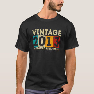 10 Year Old Vintage 2013 10th Birthday T-Shirt