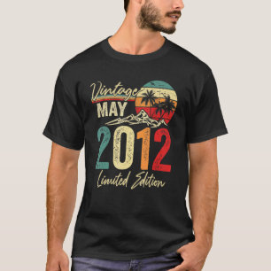 10 Year Old Vintage May 2012 10th Birthday T-Shirt