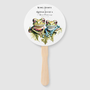 10 Year Wedding Anniversary Garden Casual Party Hand Fan