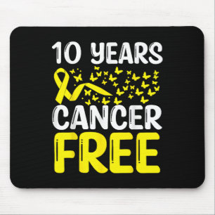 10 Years Bone Cancer Free Bone Cancer Survivor Awa Mouse Pad
