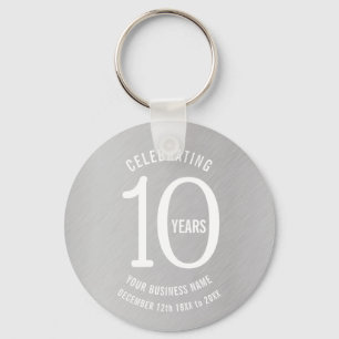 10 years corporate anniversary event favour gift key ring