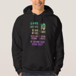 10 Years Married Funny 10th Wedding Anniversary Hoodie<br><div class="desc">10 Years Married Funny 10th Wedding Anniversary</div>