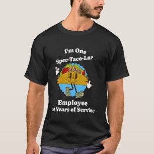 10 Years of Service Taco 10th Employee Work Annive T-Shirt