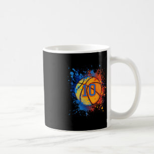 10 Years Old 10th Birthday Basketball Gift For Boy Coffee Mug