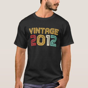 10 Years Old Boys Girls 10Th Birthday Graphic Vint T-Shirt