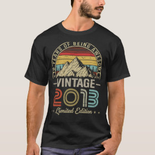 10 Years Old Vintage 2013  10th Birthday T-Shirt