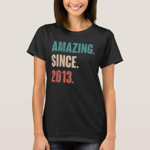 10 Years Old Vintage 2013 Birthday 10th Decoration T-Shirt