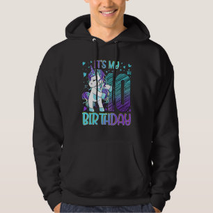 10 Yo Unicorn Dabbing 10th Birthday Outfit Girl Un Hoodie