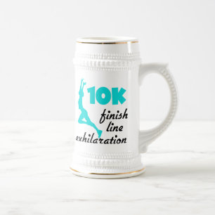 10K Aqua Finish Line Beer Stein