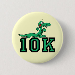 10K gator 6 Cm Round Badge