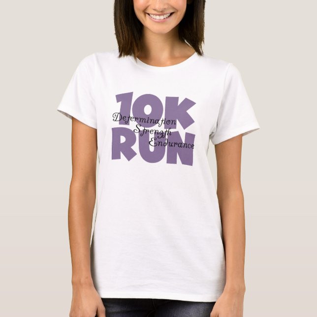 10K Run Purple T-Shirt (Front)
