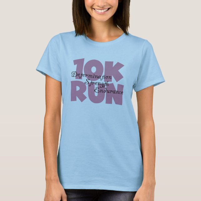 10K Run Purple T-Shirt (Front)